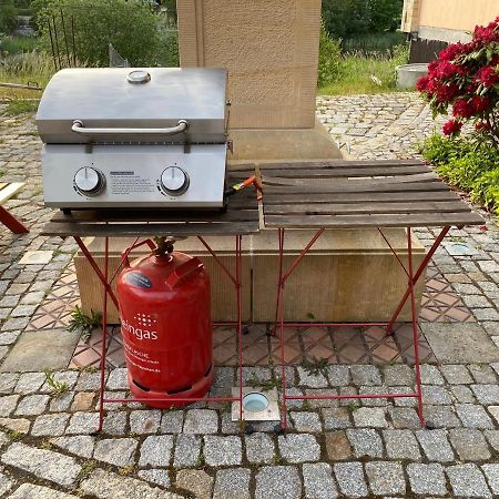 Ferienwohnung Wachstube Mit 3 Schlafraeumen Im Rittergut Leppersdorf Wachau Exteriör bild