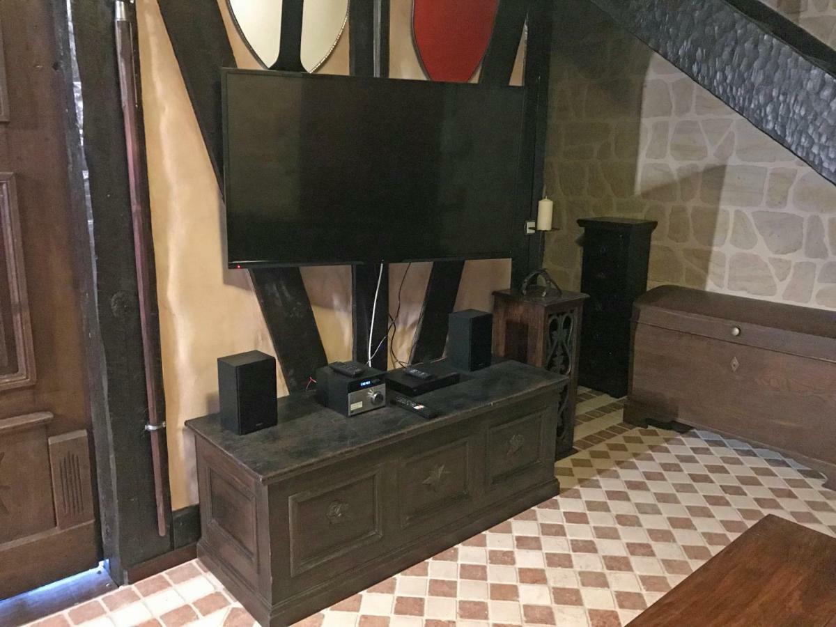 Ferienwohnung Wachstube Mit 3 Schlafraeumen Im Rittergut Leppersdorf Wachau Exteriör bild