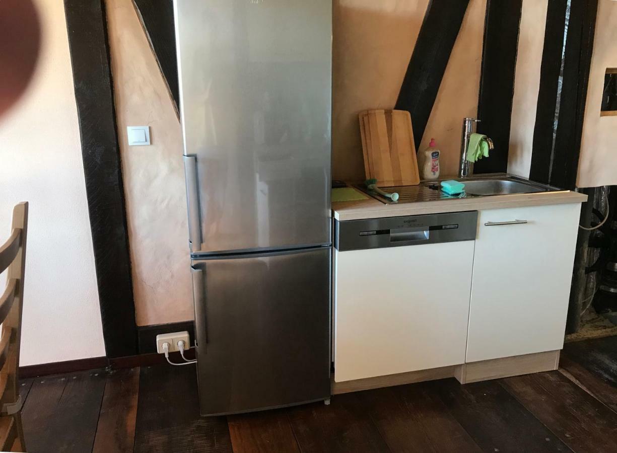 Ferienwohnung Wachstube Mit 3 Schlafraeumen Im Rittergut Leppersdorf Wachau Exteriör bild